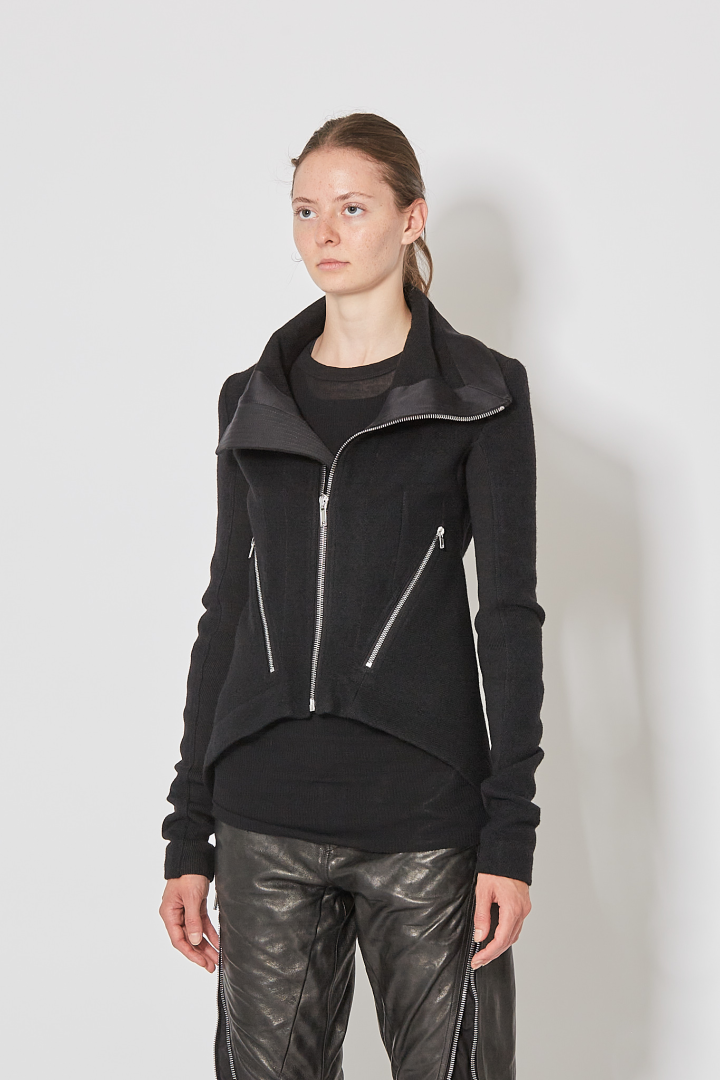 Zipped Naska Biker - Black