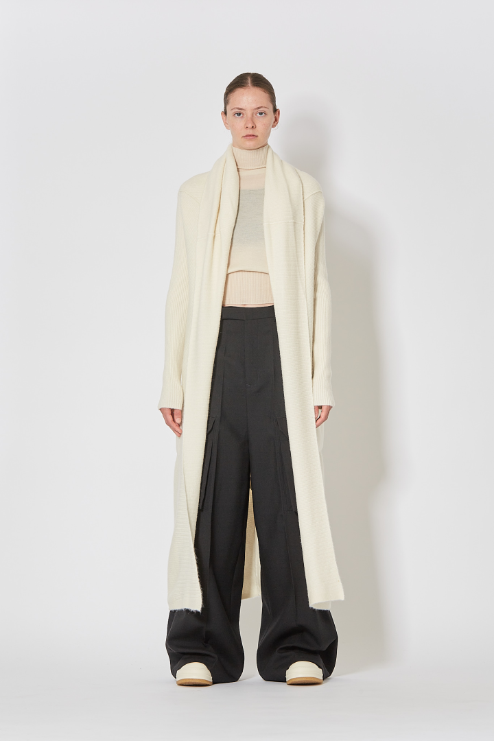 Long Cardigan - Off White
