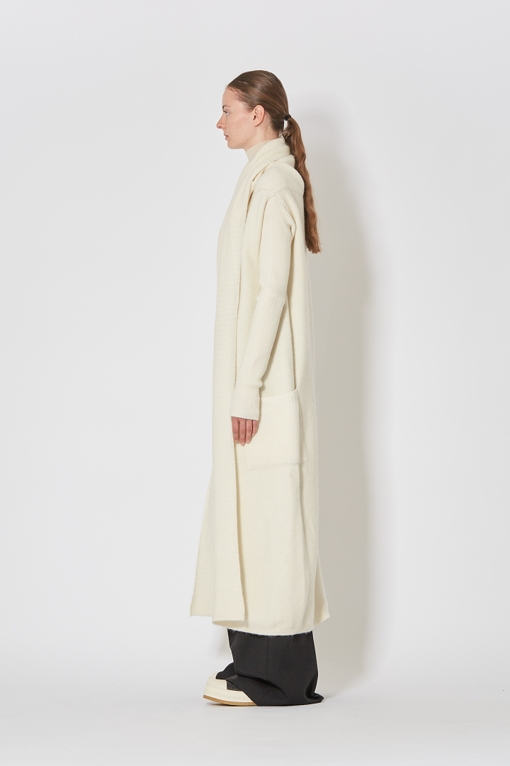 Long Cardigan - Off White