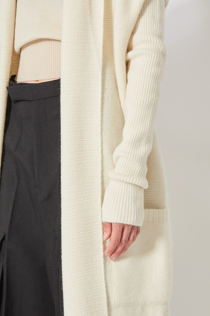 Long Cardigan - Off White