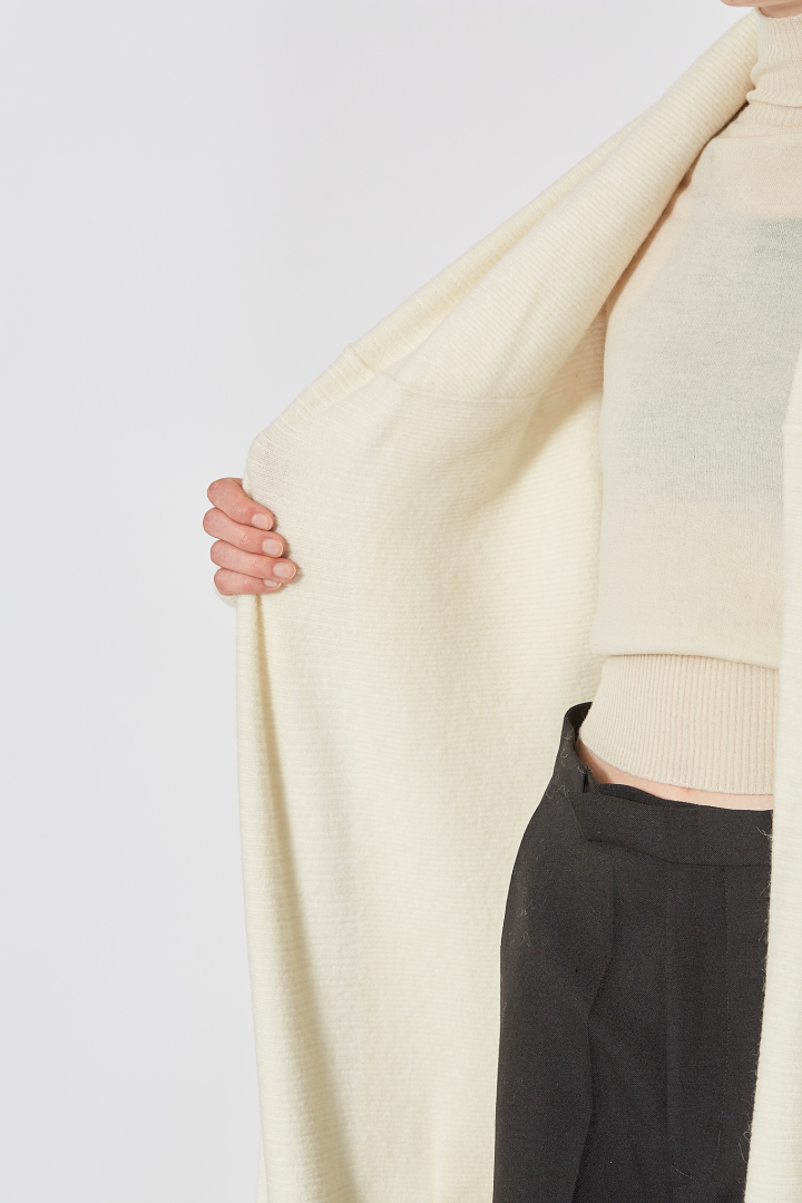 Long Cardigan - Off White