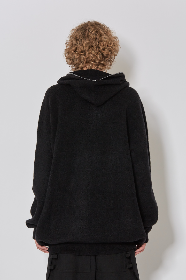 Jacket Gimp Hoodie Oversize - Black