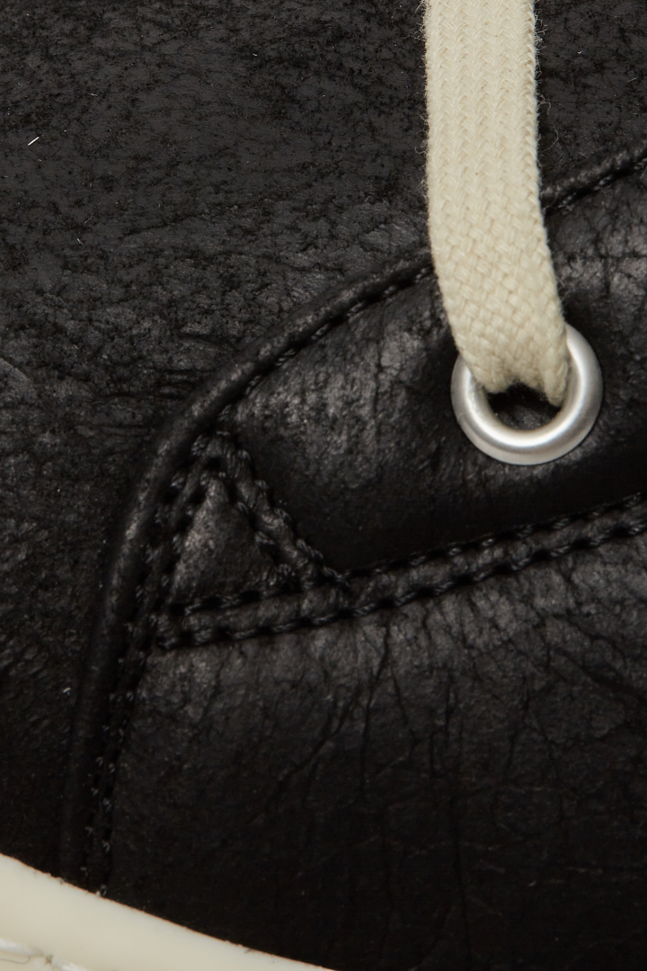Lamb Shearling High Sneakers - Black/Milk/Milk