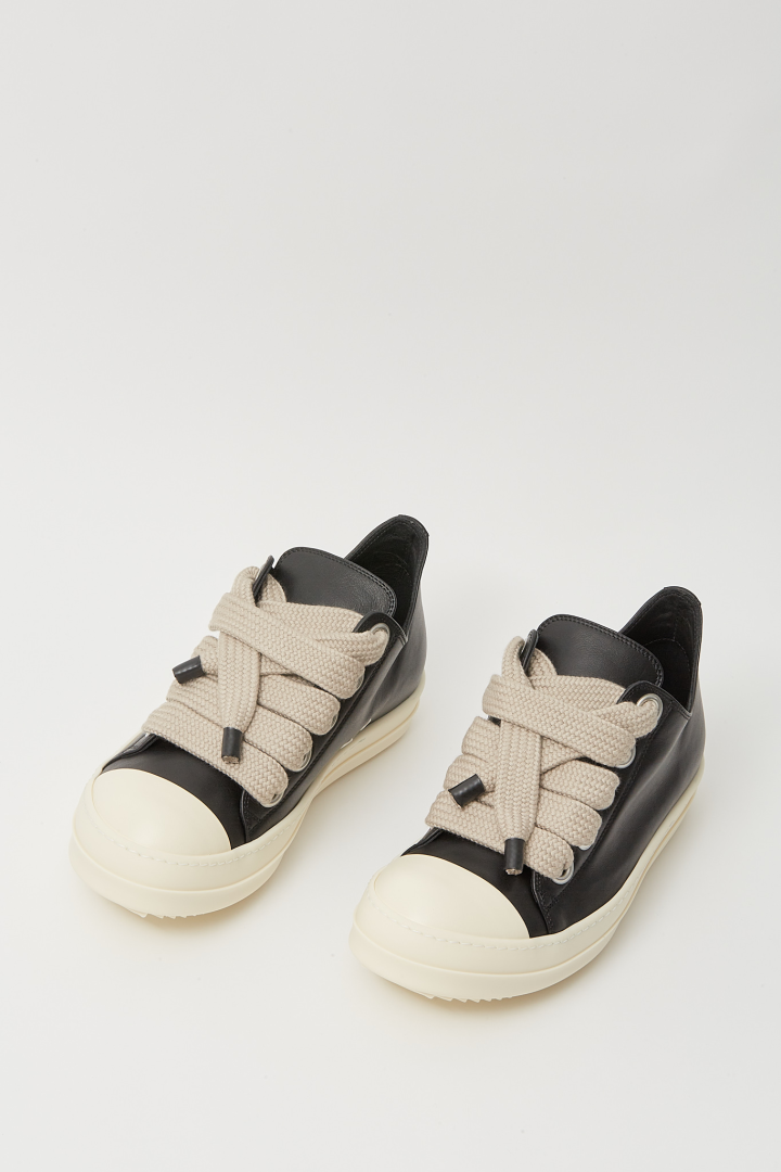 Jumbolace Low Sneaks - Black/Off White