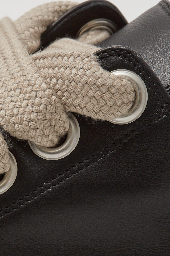 Jumbolace Low Sneaks - Black/Off White