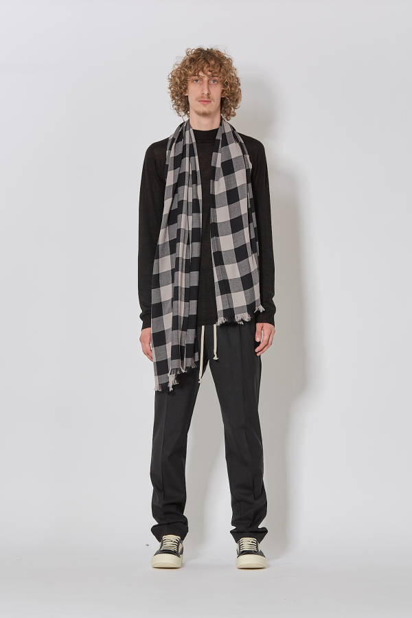 Foulard Jumbo Plaid - Black