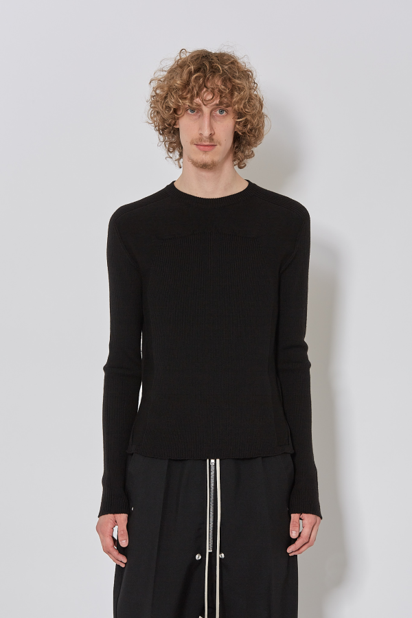Sweater Ribbed Geo - Black