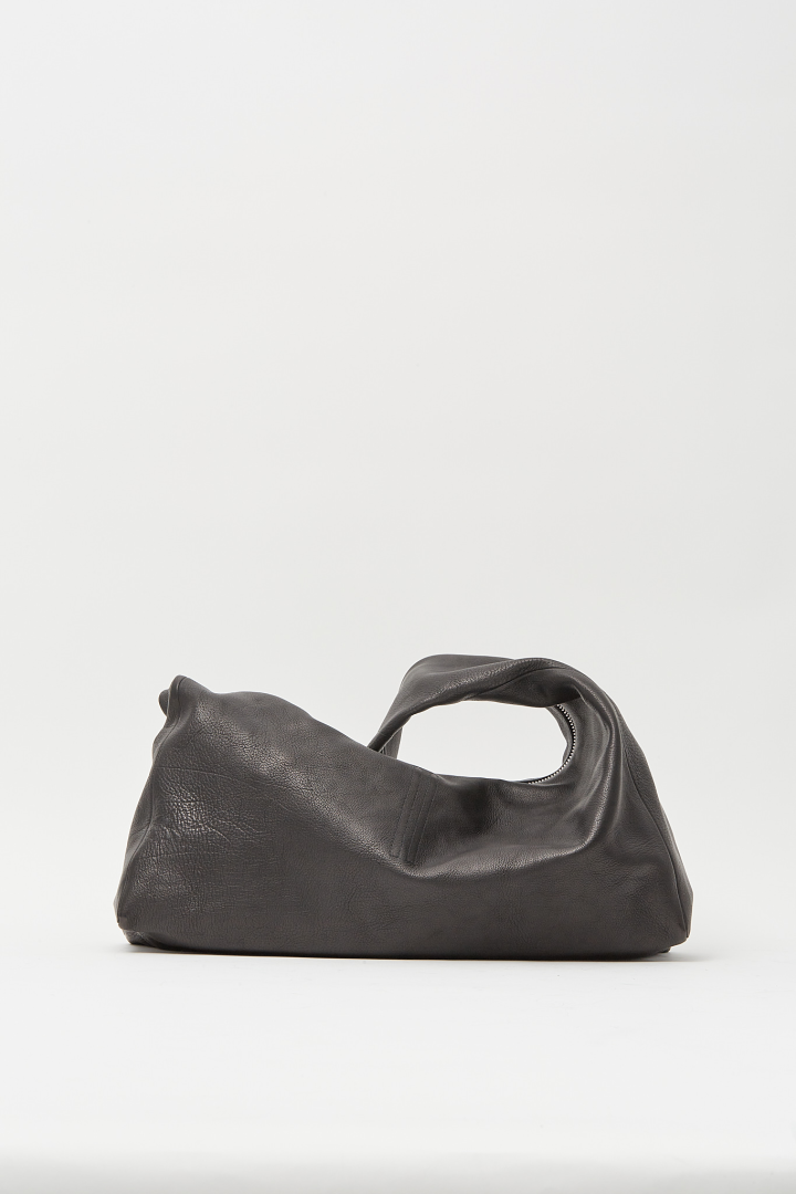 Leather Bag Cropped Gemini - Black Leather Bag Cropped Gemini - Black