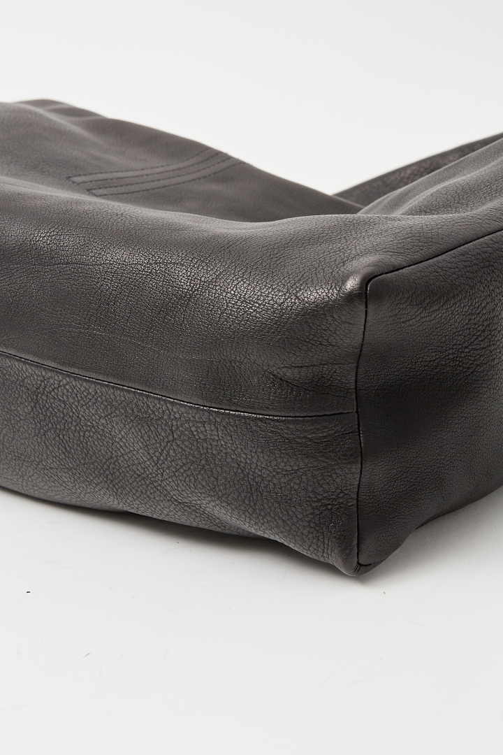 Leather Bag Cropped Gemini - Black Leather Bag Cropped Gemini - Black