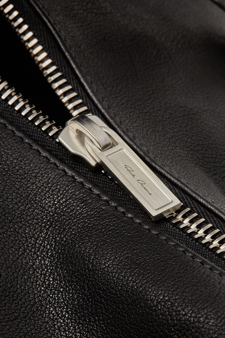 Leather Bag Cropped Gemini - Black Leather Bag Cropped Gemini - Black