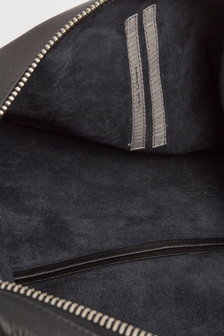 Leather Bag Cropped Gemini - Black Leather Bag Cropped Gemini - Black