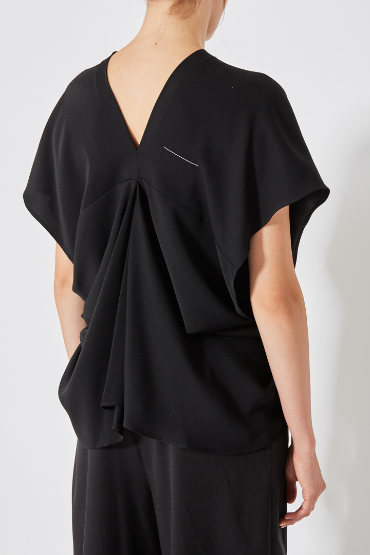 Short Sleeved Top - Black