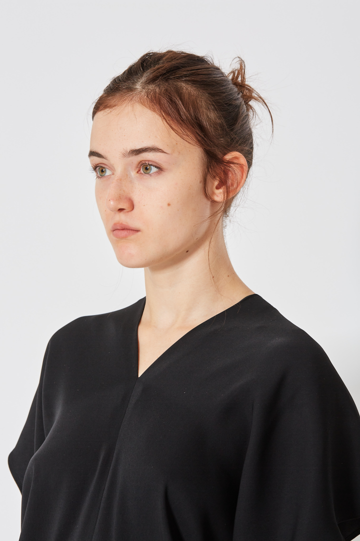 Short Sleeved Top - Black