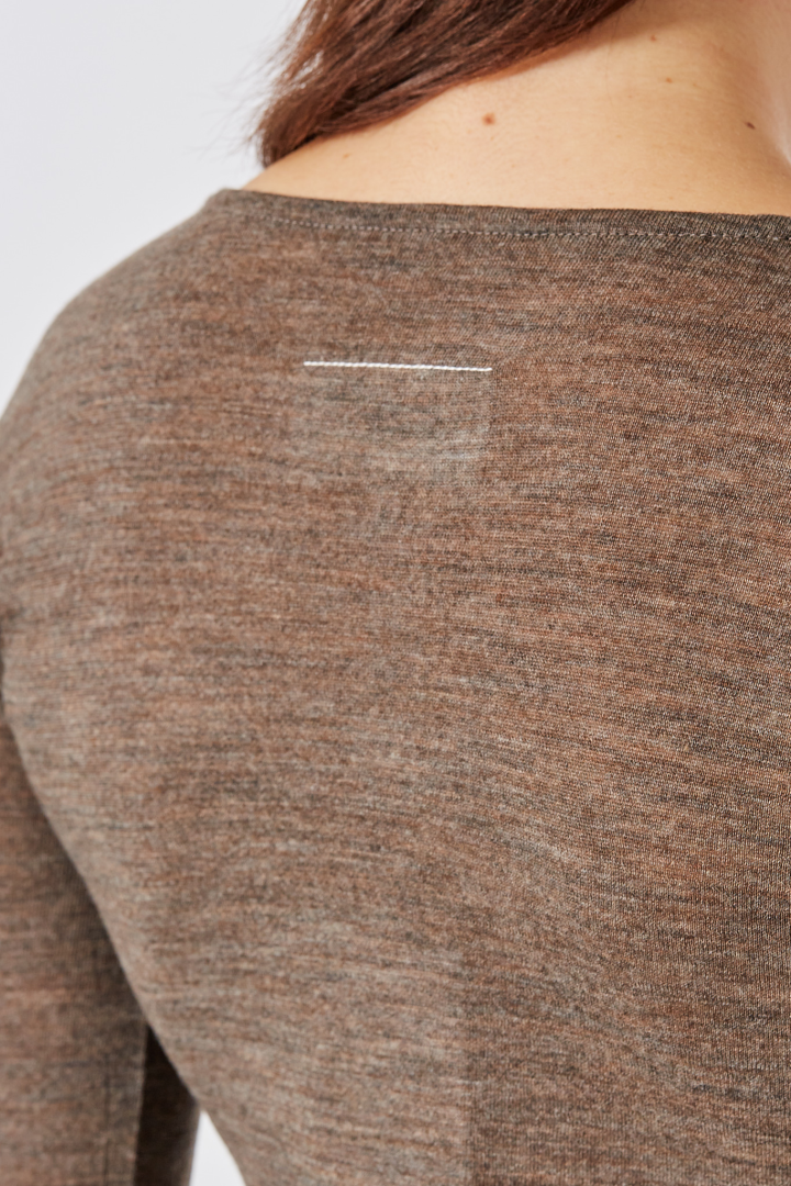 Long Sleeved Top - Taupe