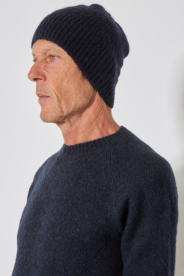 Moss Beanie - Navy