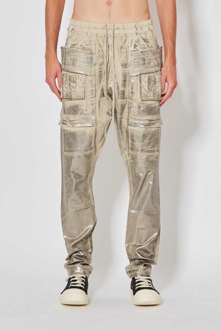 Denim Pants Creatch Cargo Drawstring - Palladium
