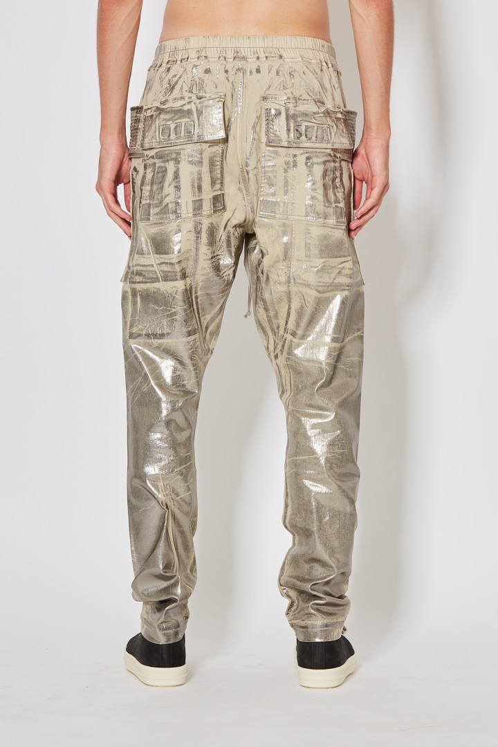 Denim Pants Creatch Cargo Drawstring - Palladium