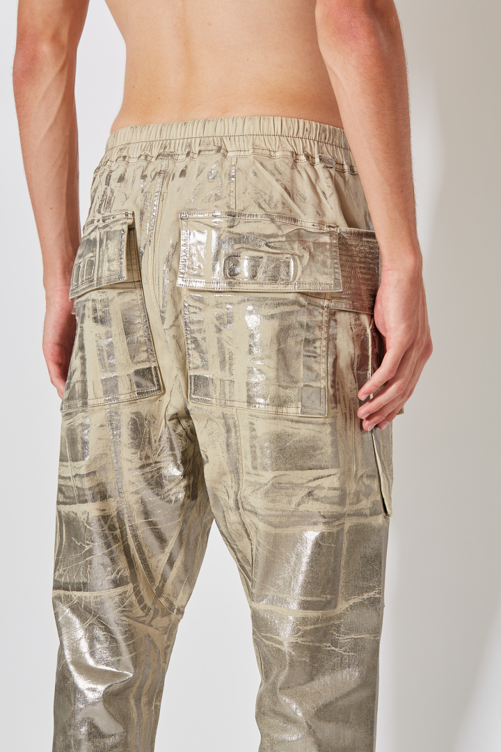 Denim Pants Creatch Cargo Drawstring - Palladium