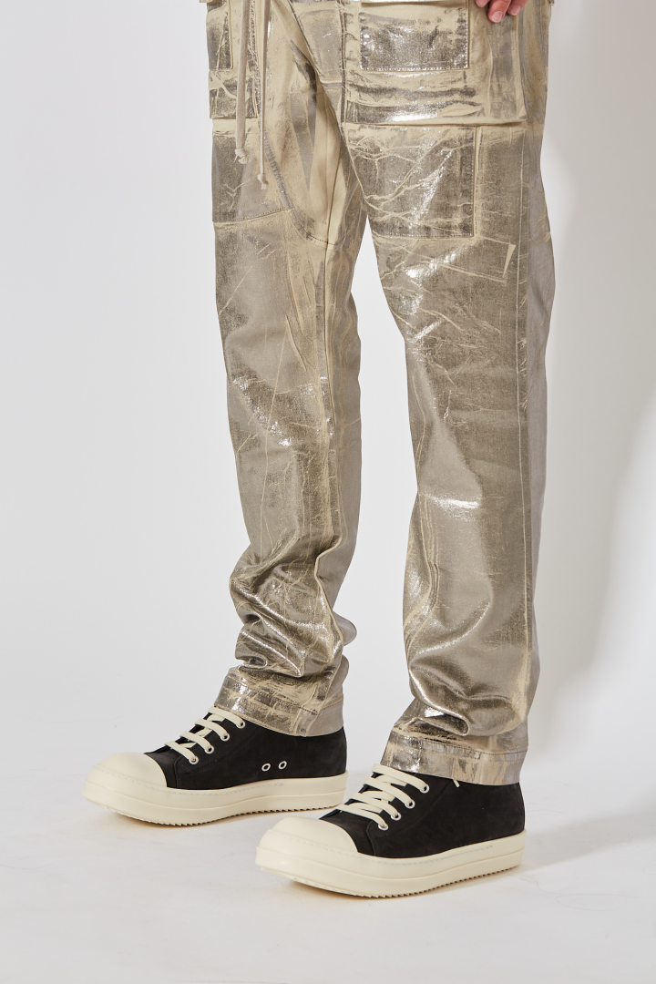 Denim Pants Creatch Cargo Drawstring - Palladium