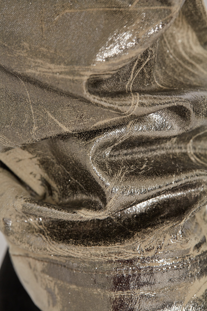 Denim Pants Creatch Cargo Drawstring - Palladium