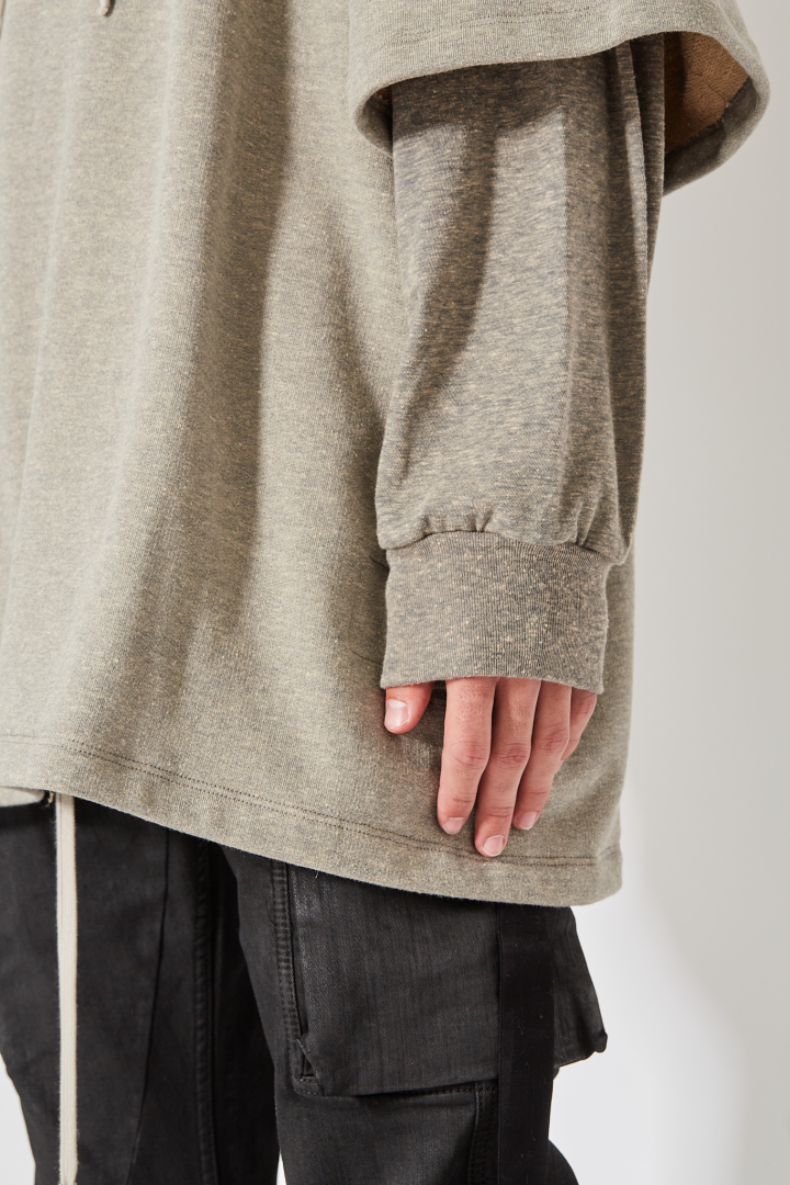 Sweatshirt Tommy Hustler Hoodie - Melange Grey