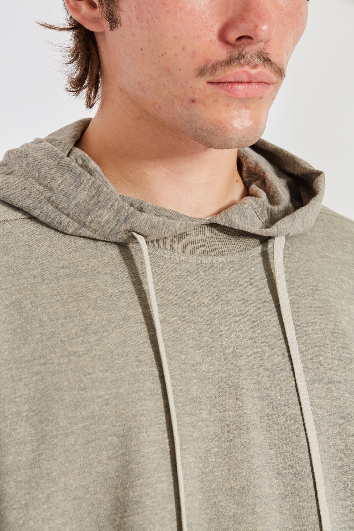 Sweatshirt Tommy Hustler Hoodie - Melange Grey