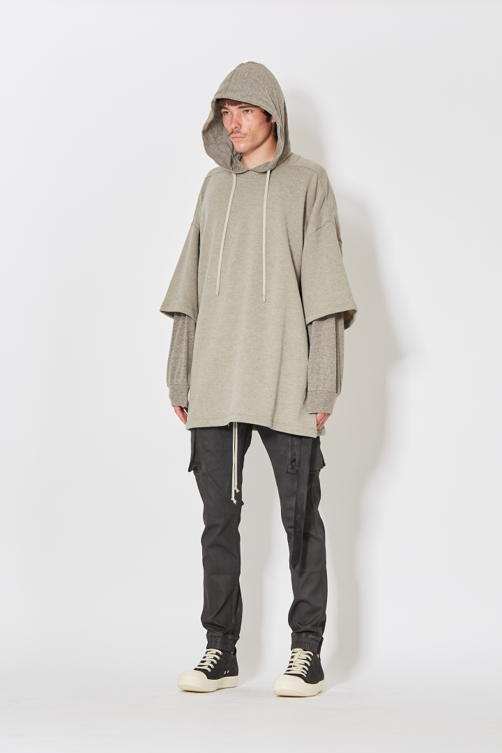 Sweatshirt Tommy Hustler Hoodie - Melange Grey