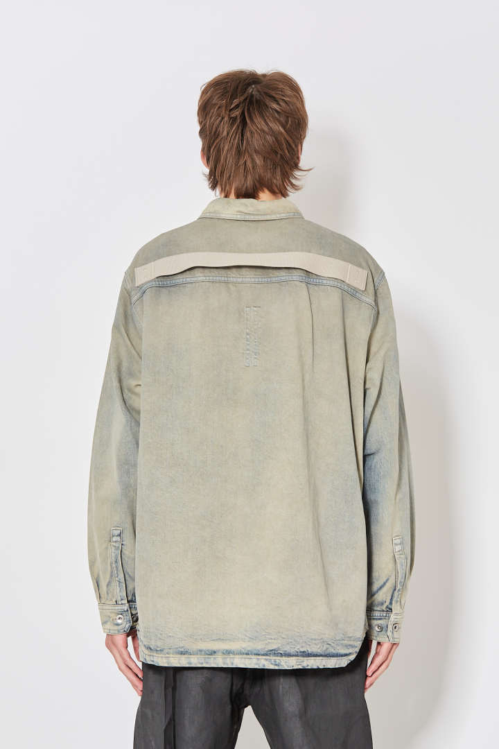 Denim Jacket Jumbo Outershirt - Mineral Pearl