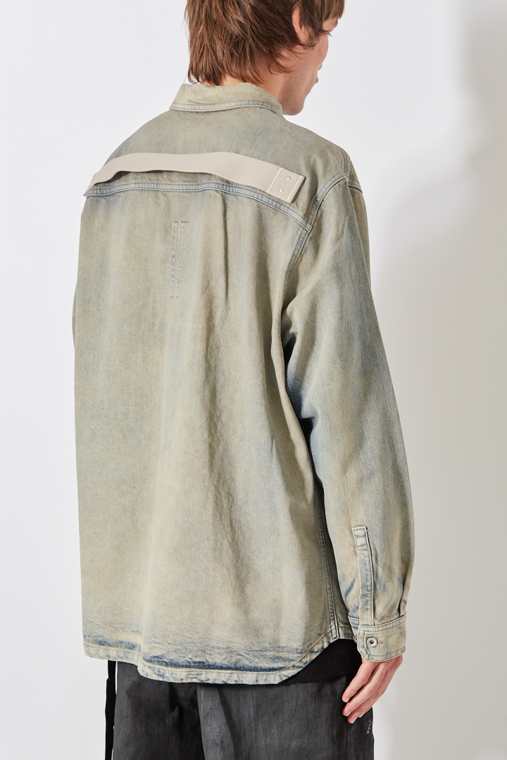 Denim Jacket Jumbo Outershirt - Mineral Pearl