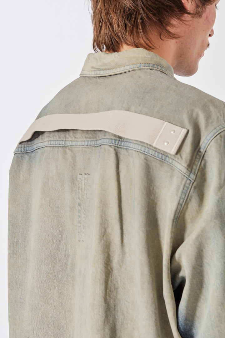 Denim Jacket Jumbo Outershirt - Mineral Pearl