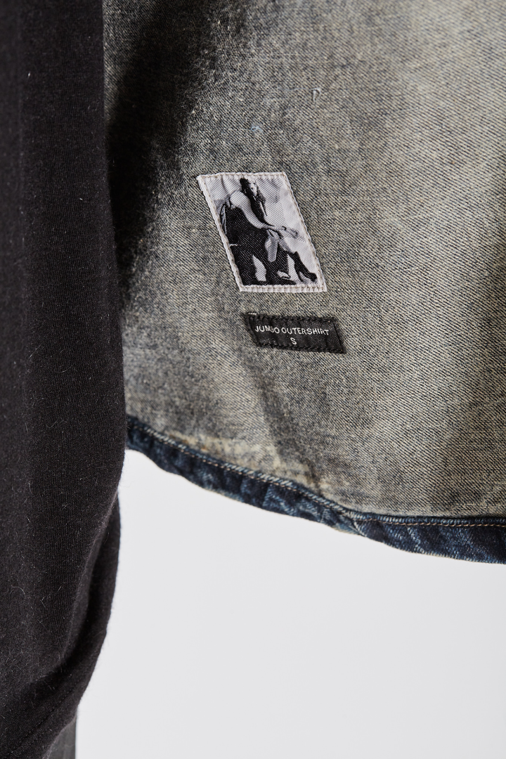 Denim Jacket Jumbo Outershirt - Mineral Pearl