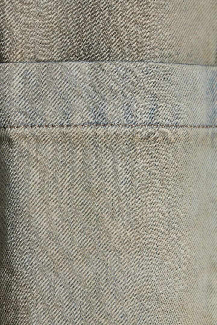 Denim Jacket Jumbo Outershirt - Mineral Pearl