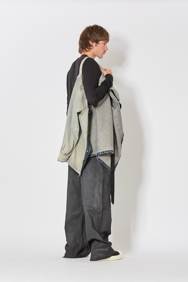 Denim Jacket Jumbo Outershirt - Mineral Pearl