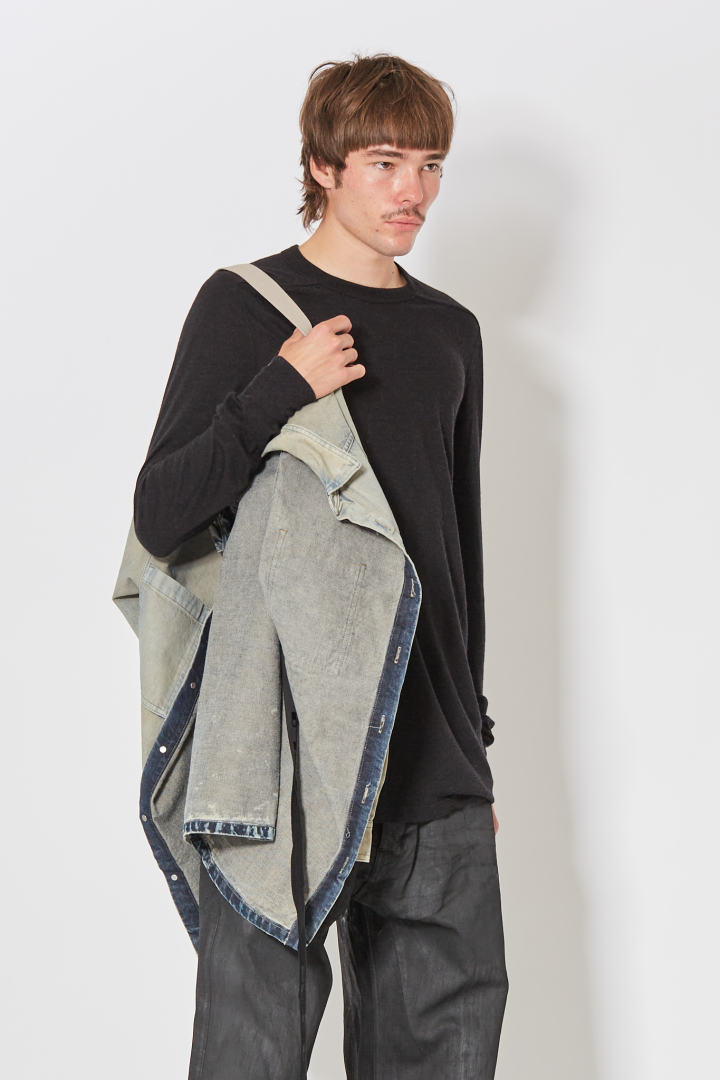 Denim Jacket Jumbo Outershirt - Mineral Pearl