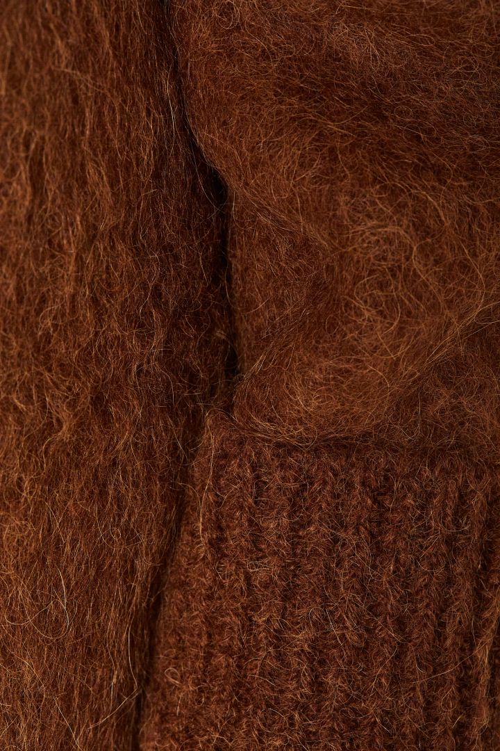 High Neck Top - Mustard