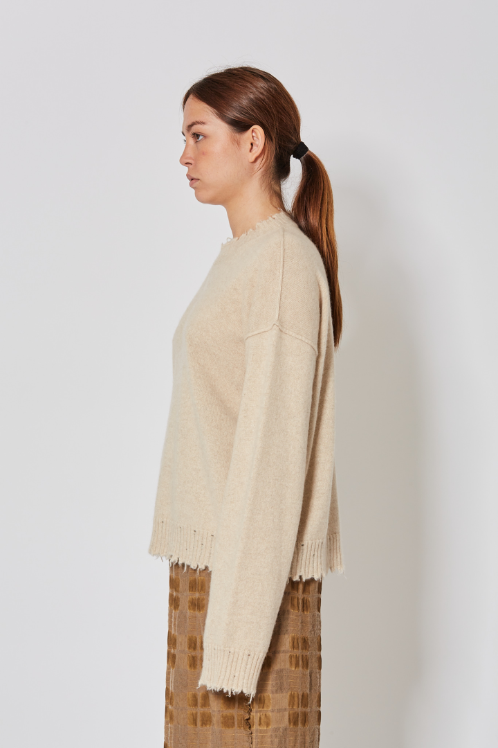 Knit Sweater  - Tan