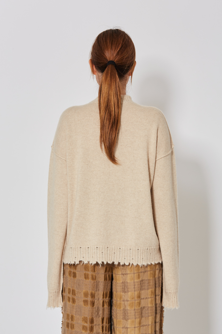 Knit Sweater  - Tan