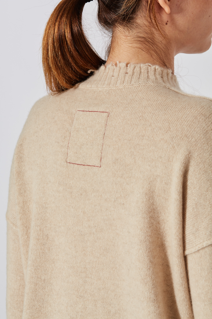 Knit Sweater  - Tan