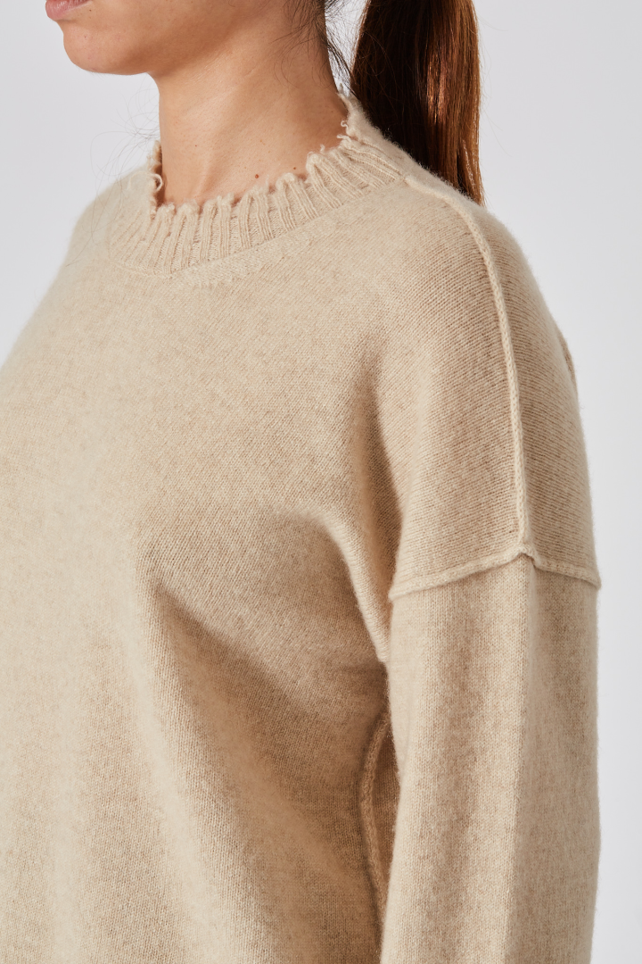 Knit Sweater  - Tan