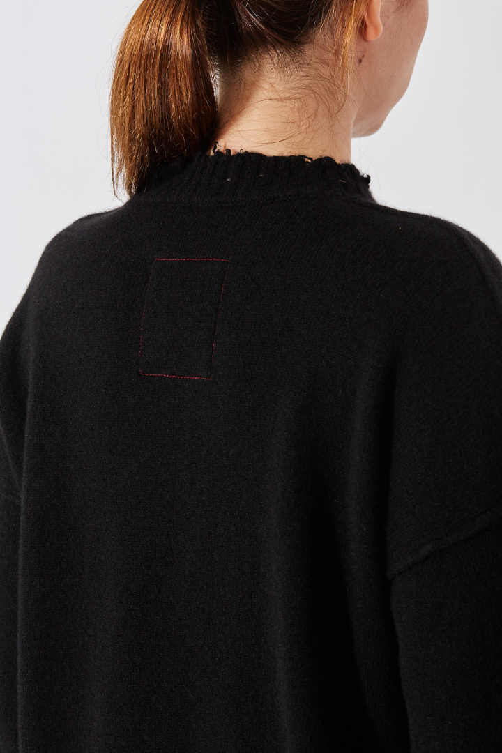 Knit Sweater  - Black