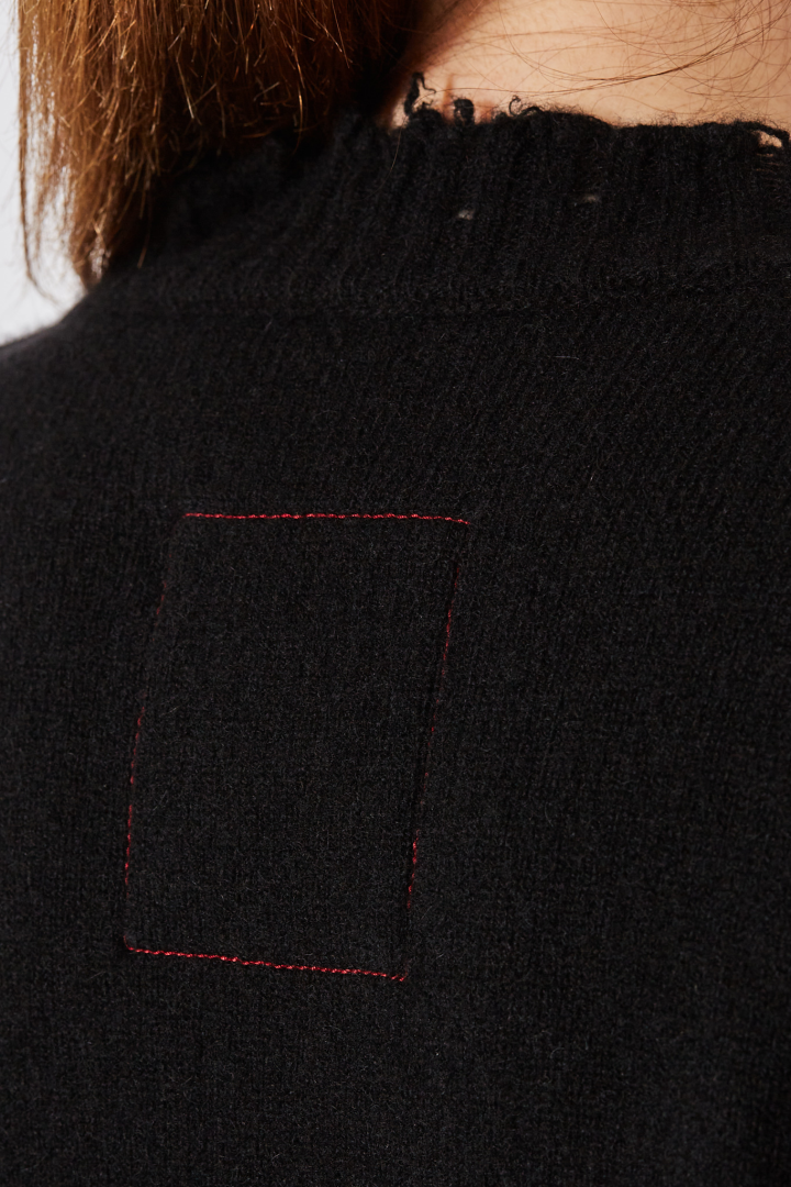 Knit Sweater  - Black