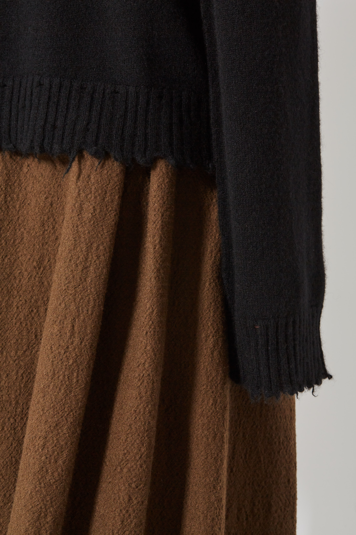 Knit Sweater  - Black