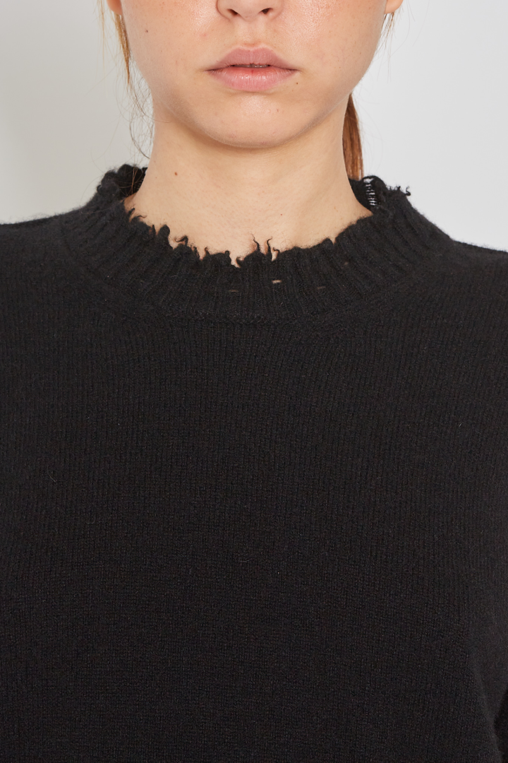 Knit Sweater  - Black