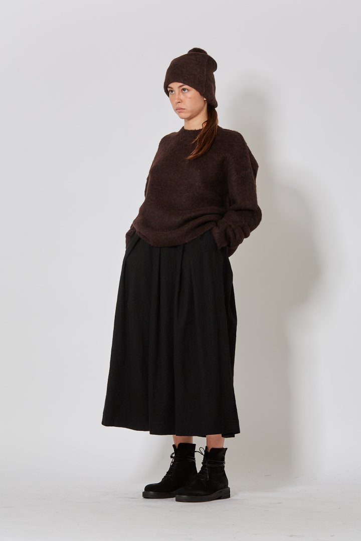 Knit Sweater  - Dark Brown