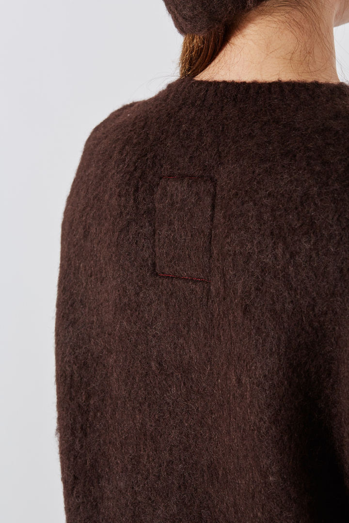 Knit Sweater  - Dark Brown