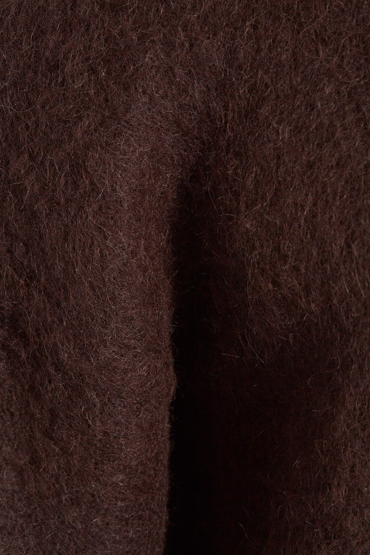 Knit Sweater  - Dark Brown