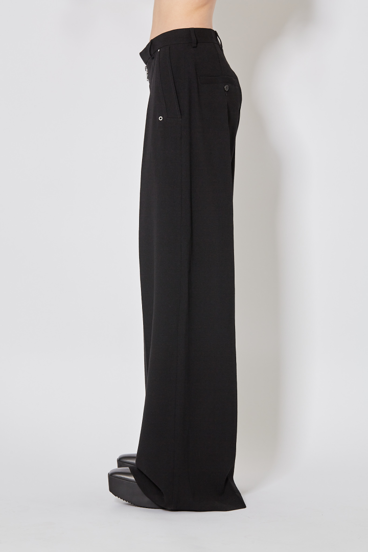 Tailored Wide Belas - Black