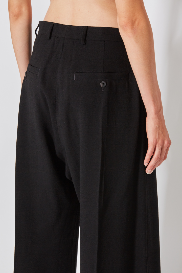 Tailored Wide Belas - Black