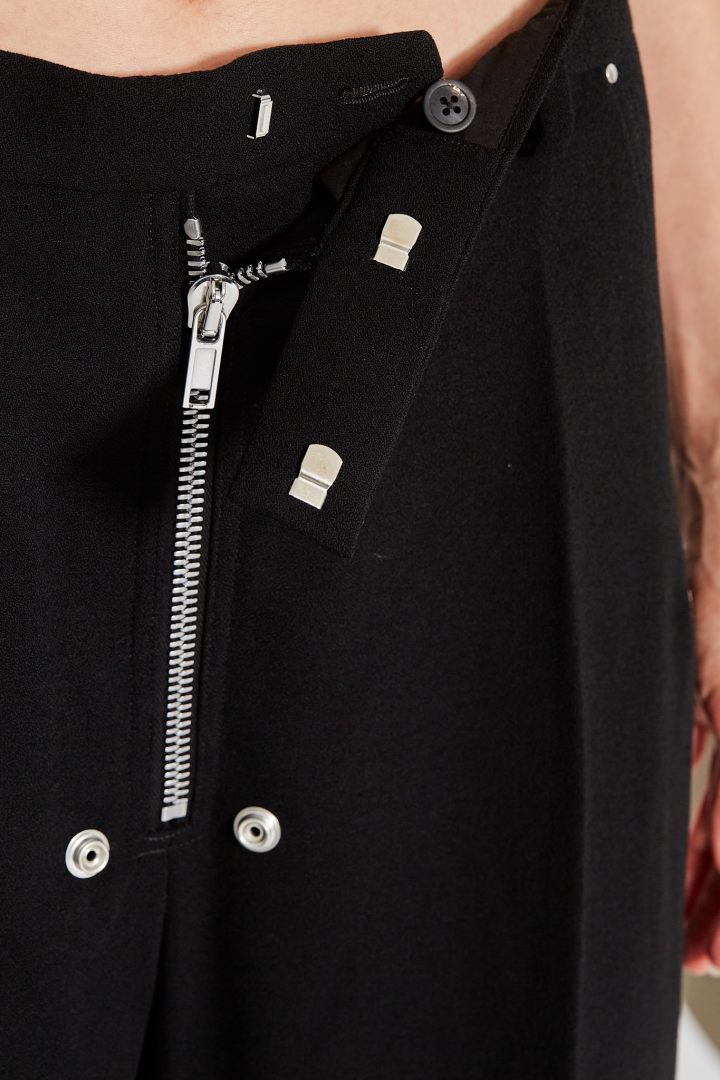 Tailored Wide Belas - Black