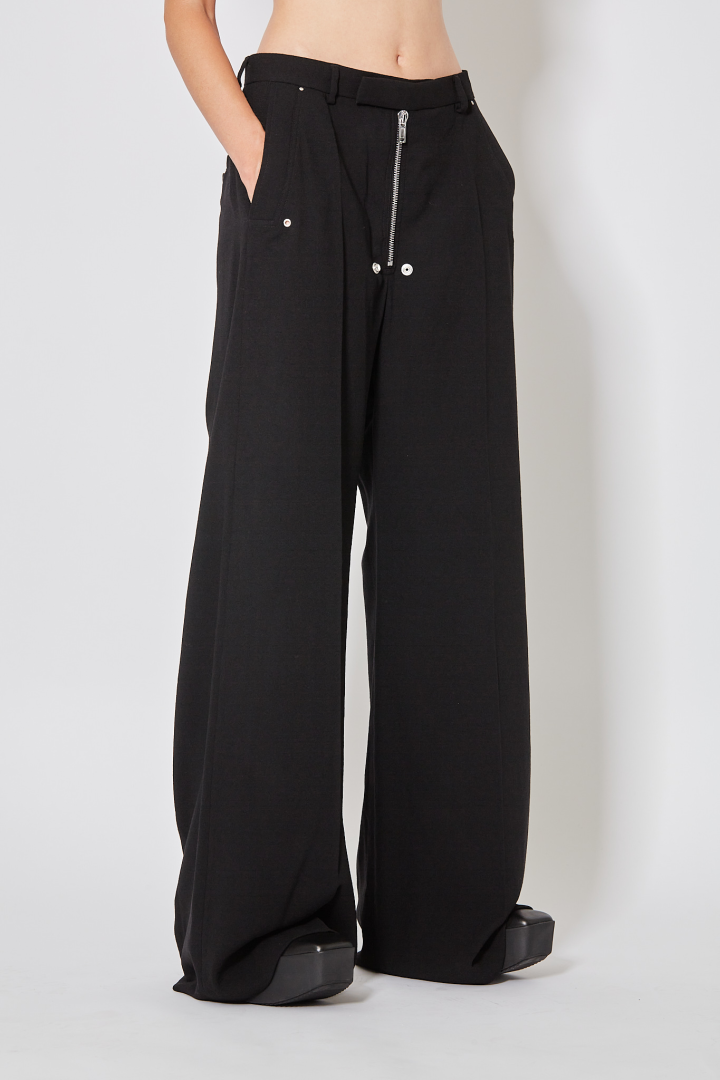 Tailored Wide Belas - Black